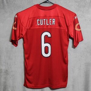 Jay Cutler 6 Chicago Bears Reebok Football Jersey Mens Large Red Alternate NFL